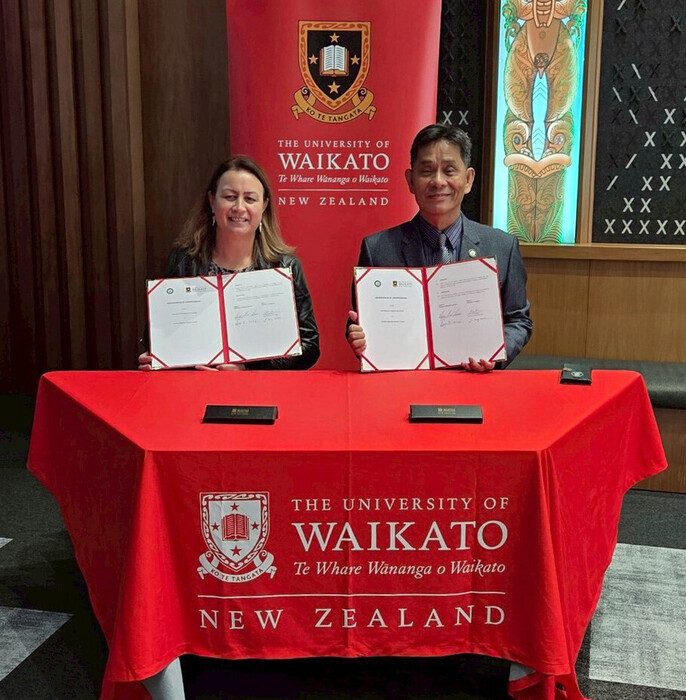 東華大學代表團與Waikato University簽署MOU圖片